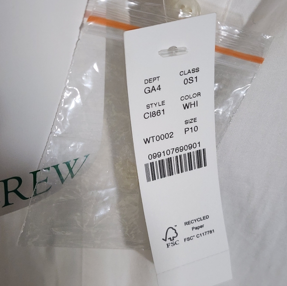 J.Crew White Women's Dress - Picture 5 of 5